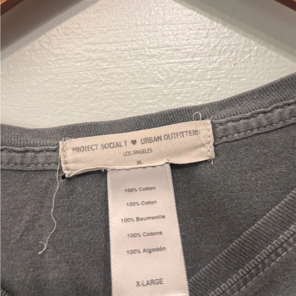 Urban Outfitters Project Social T Gray Graphic Tee - Picture 3 of 4